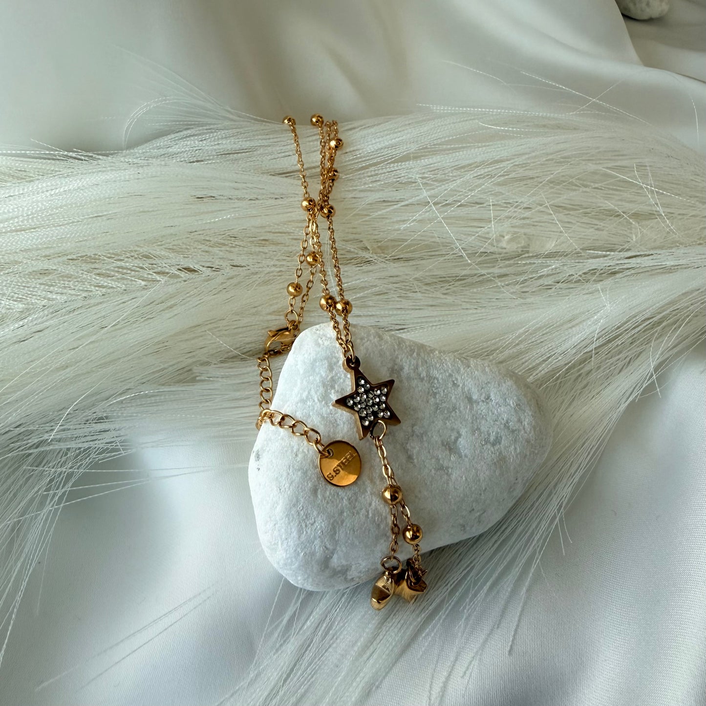 Collana "Desiderio Celeste" - Eleganza e Fortuna Eterna 💫