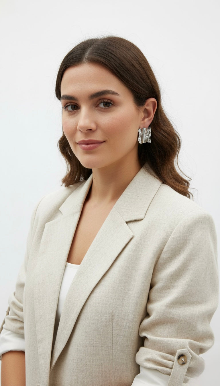 Orecchini Onde : Riflessi di Forza