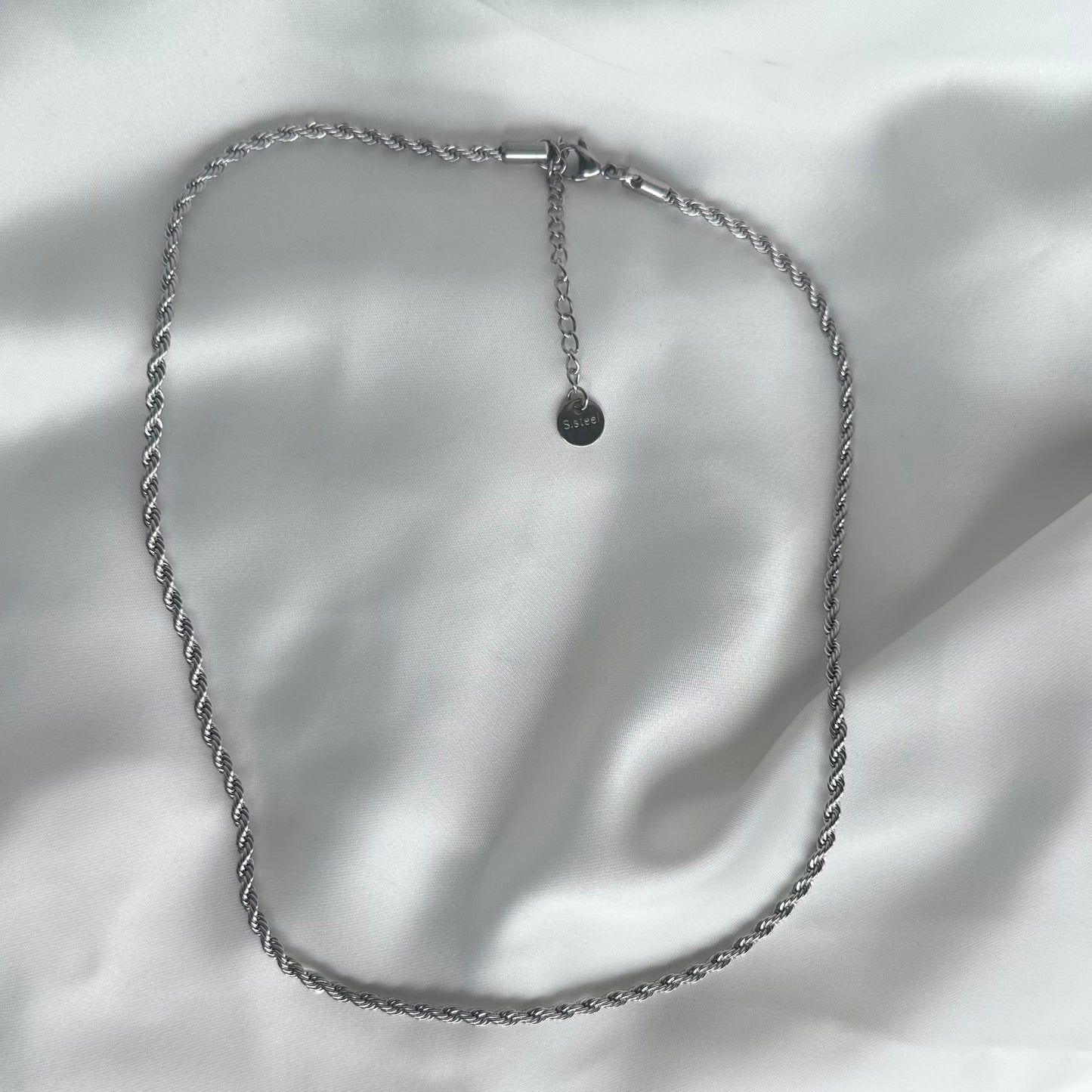 Silver Plated Braided Choker