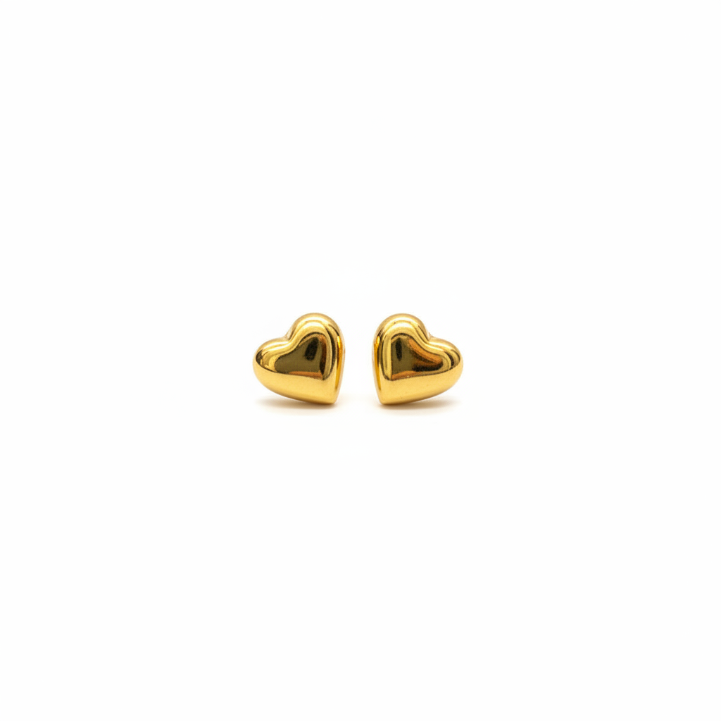 Orecchini cuori 3D