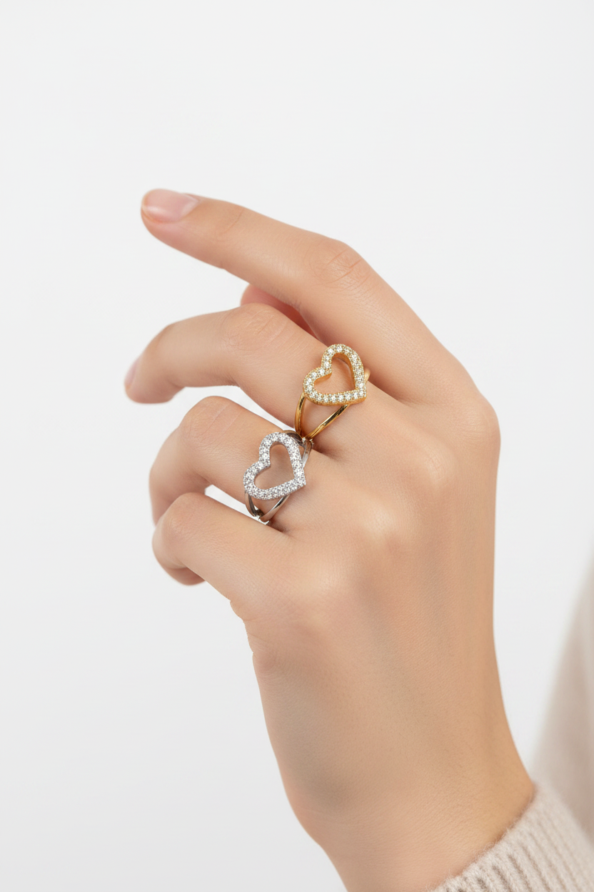 Anello Cuore – Il Coraggio di Amare Ancora