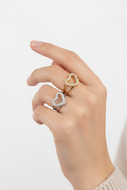 Anello Cuore – Il Coraggio di Amare Ancora