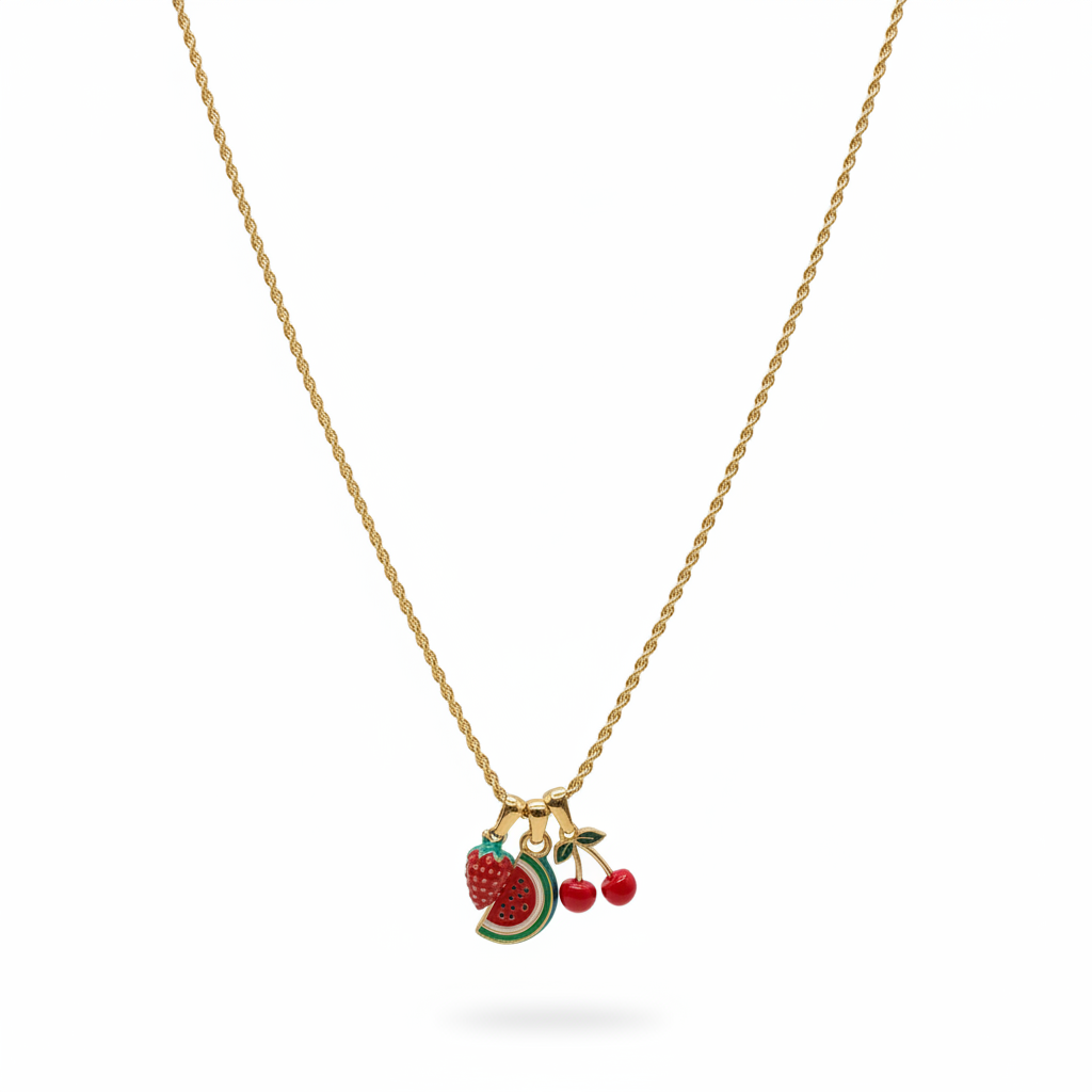 Collana Charm Frutta