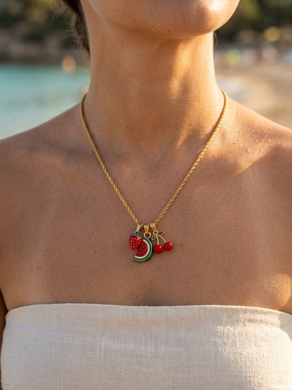 Collana Charm Frutta