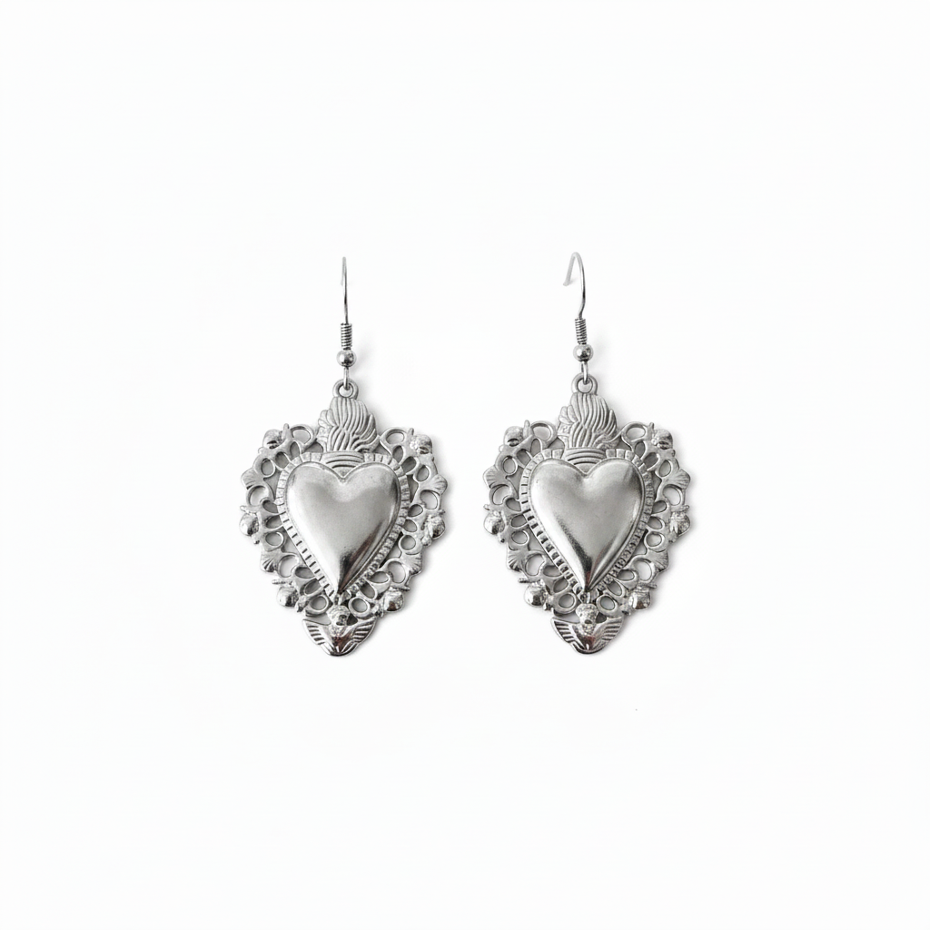 Orecchini  Cuore Sacro
