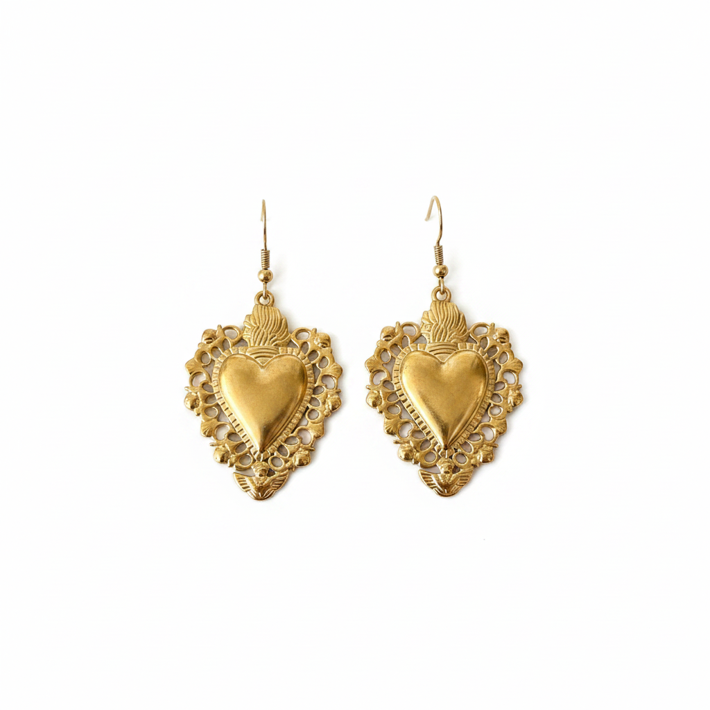 Orecchini  Cuore Sacro