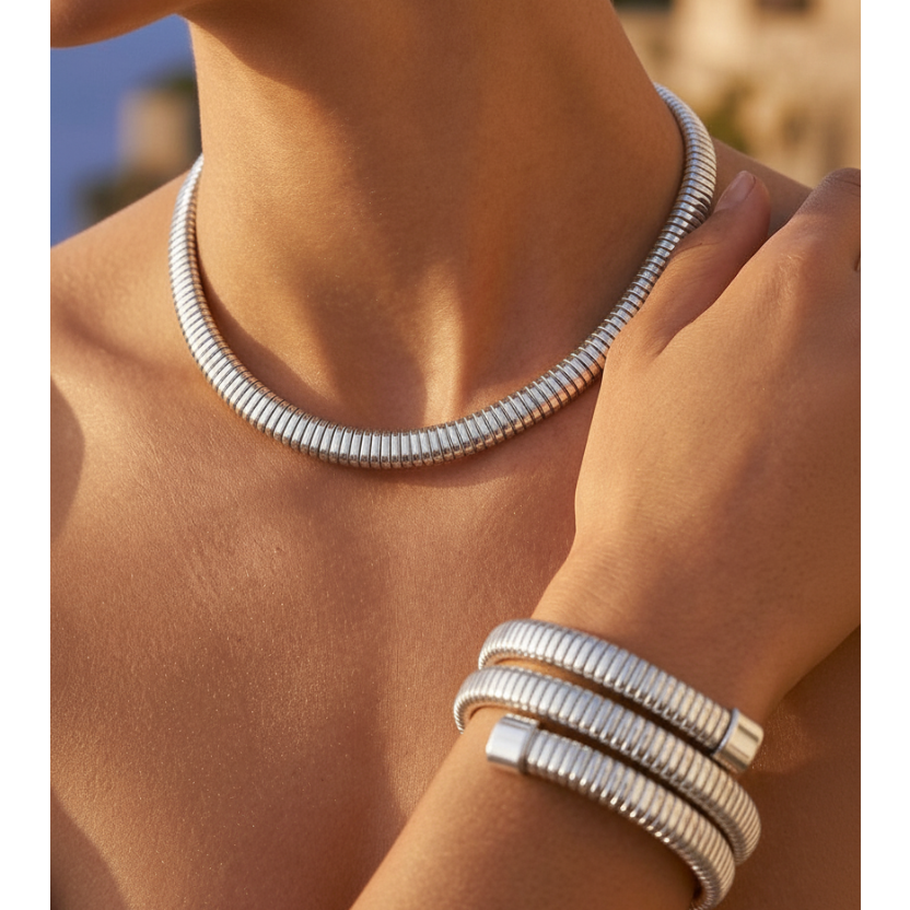Bracciale e Collana Vortice: L'Energia del Cambiamento