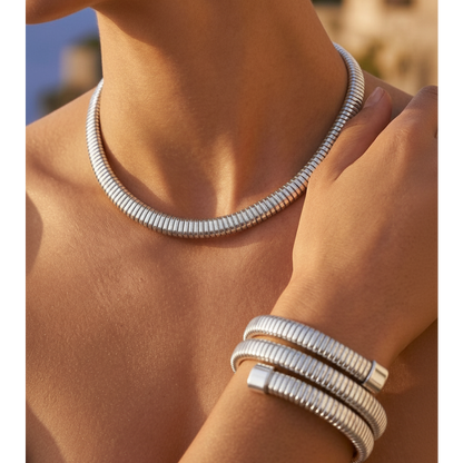 Bracciale e Collana Vortice: L'Energia del Cambiamento