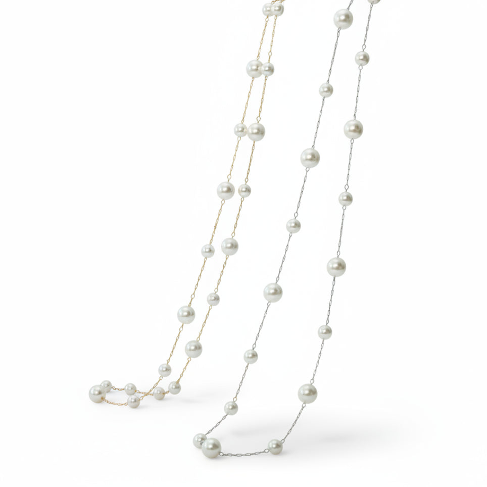 Collana "Perle Infinite": Un filo di bellezza Eterna