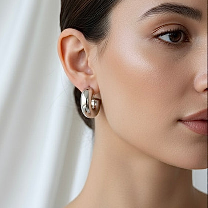 Orecchini a Cerchio Bombati: L'Abbraccio dell'Eternità