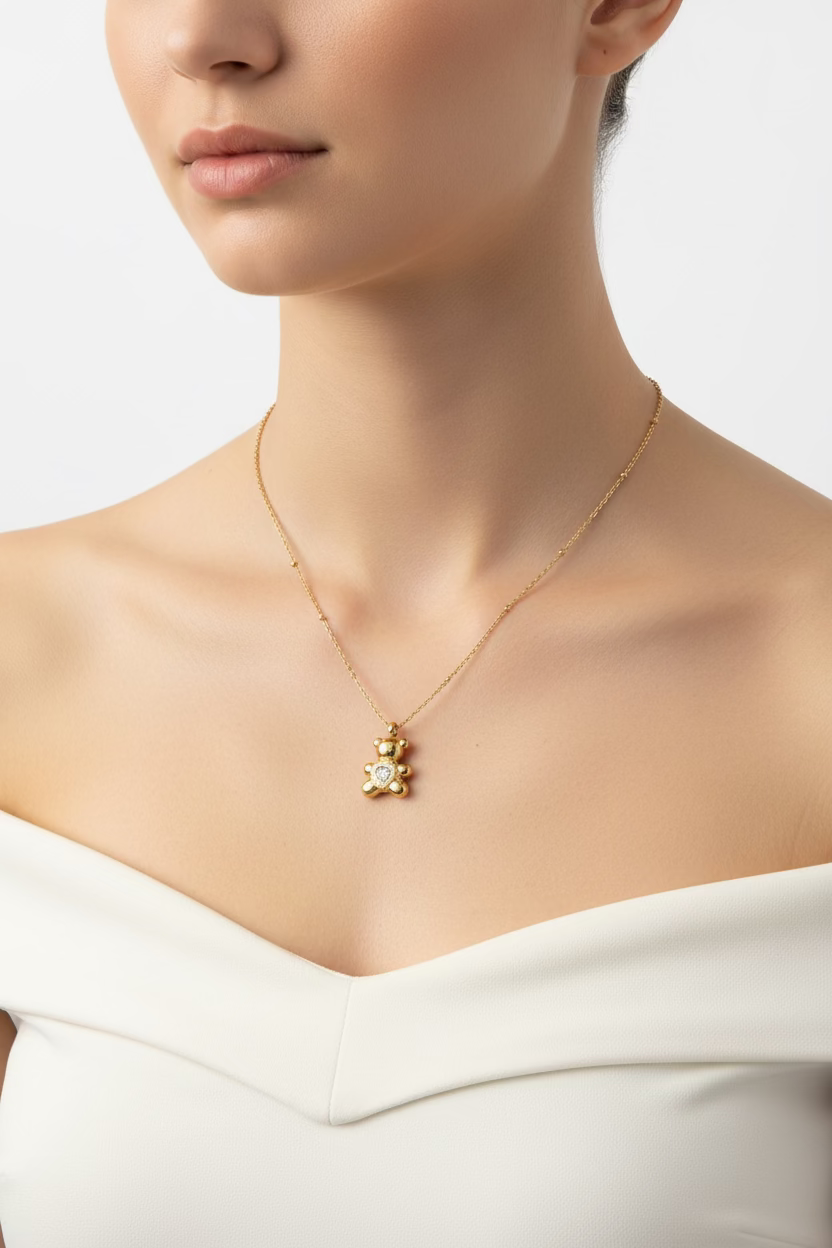 Collana Teddy Cuore: Simbolo di Amore e Tenerezza Eterna