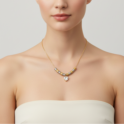 Collana Cuore e Albero della Vita: Ciclo della Vita - Naomi