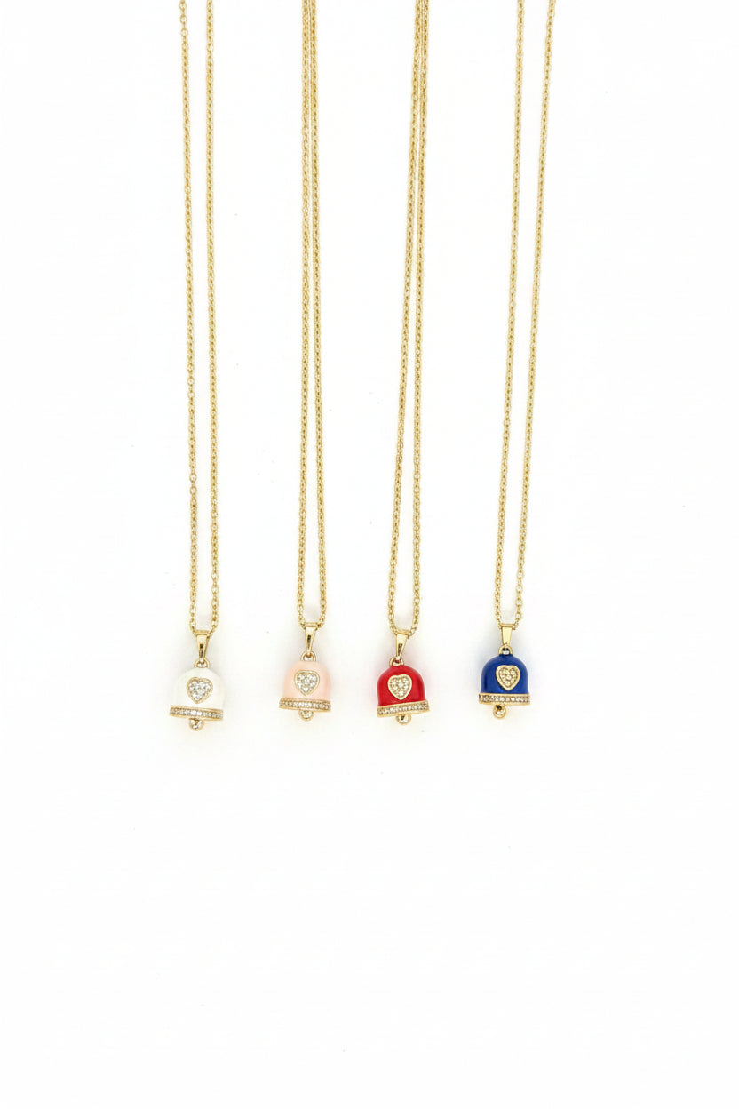 Collana Campanella Cuore: Portafortuna
