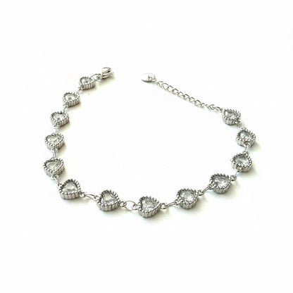 Bracciale Tennis 13 Cuori: L'Emozione che Brilla al tuo polso