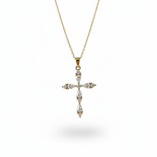 Collana Crocetta Punto Luce: L'eleganza della Fede