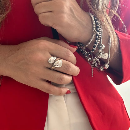 Anello Cuore di Goccia: Riflesso dell'amore