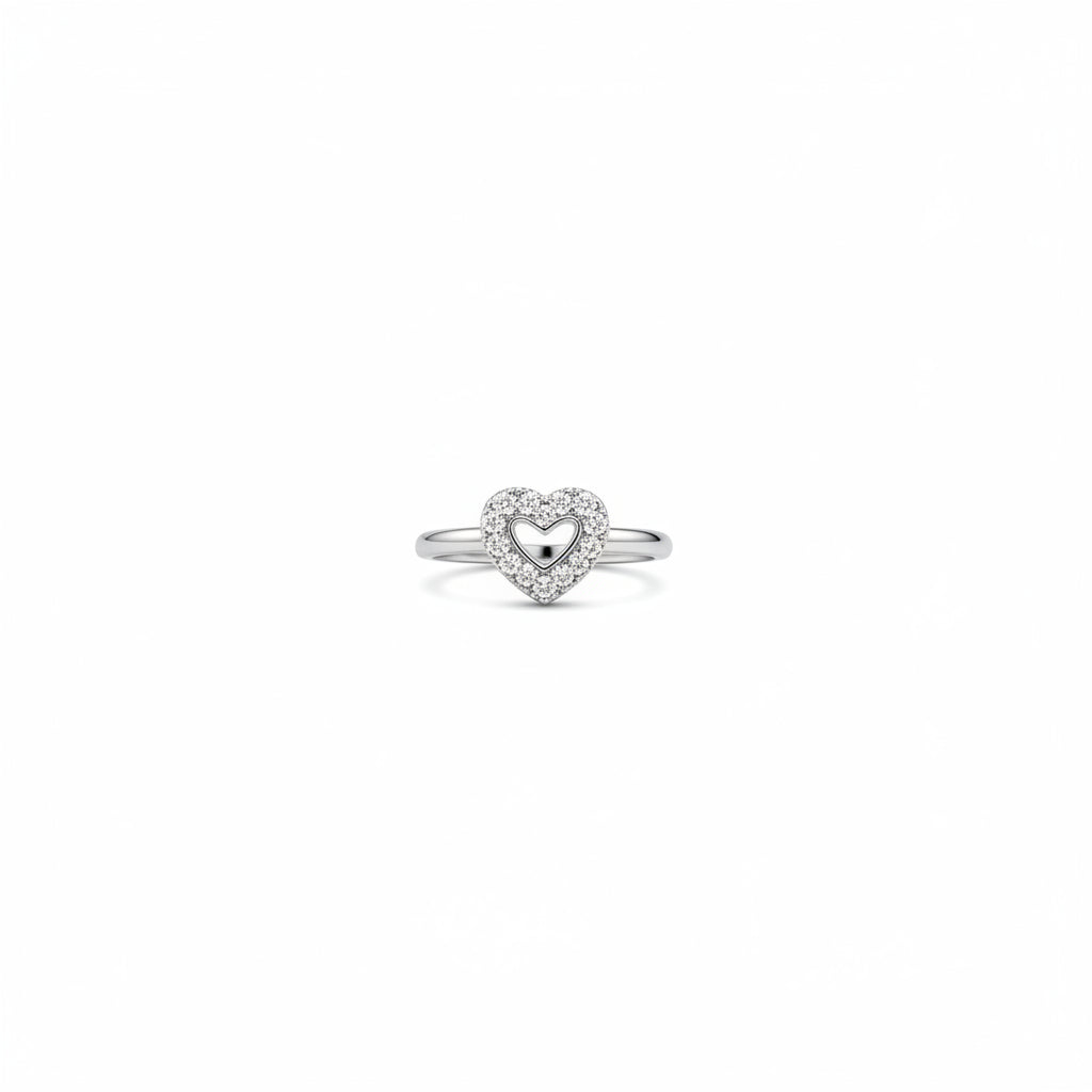 Anello Cuore di Luce: Il Gioiello che Celebra l'Amore