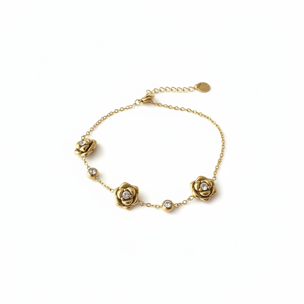 Bracciale "Rose Eterne": Il Riflesso del tuo successo
