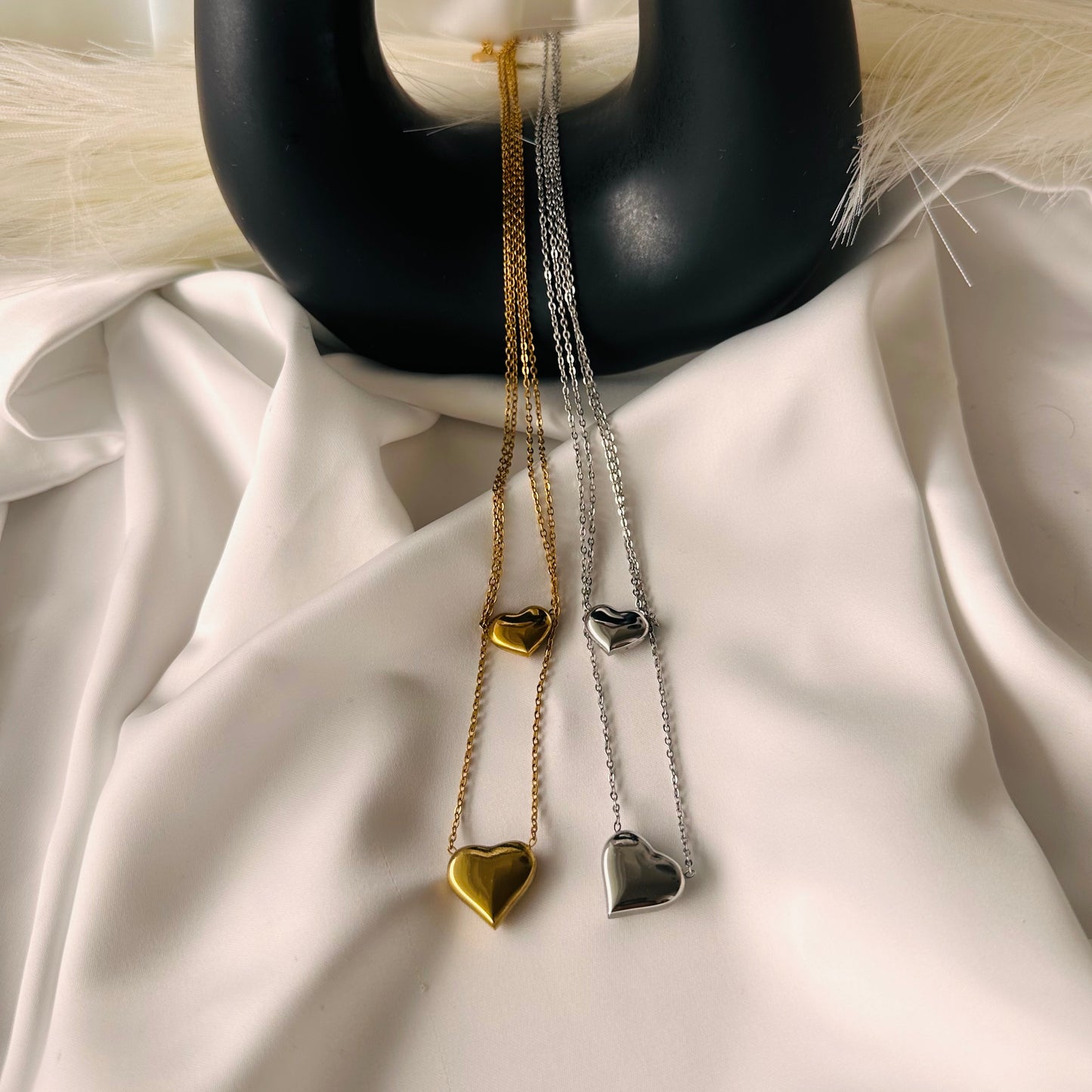 Collana Due Cuori: Legame D'amore