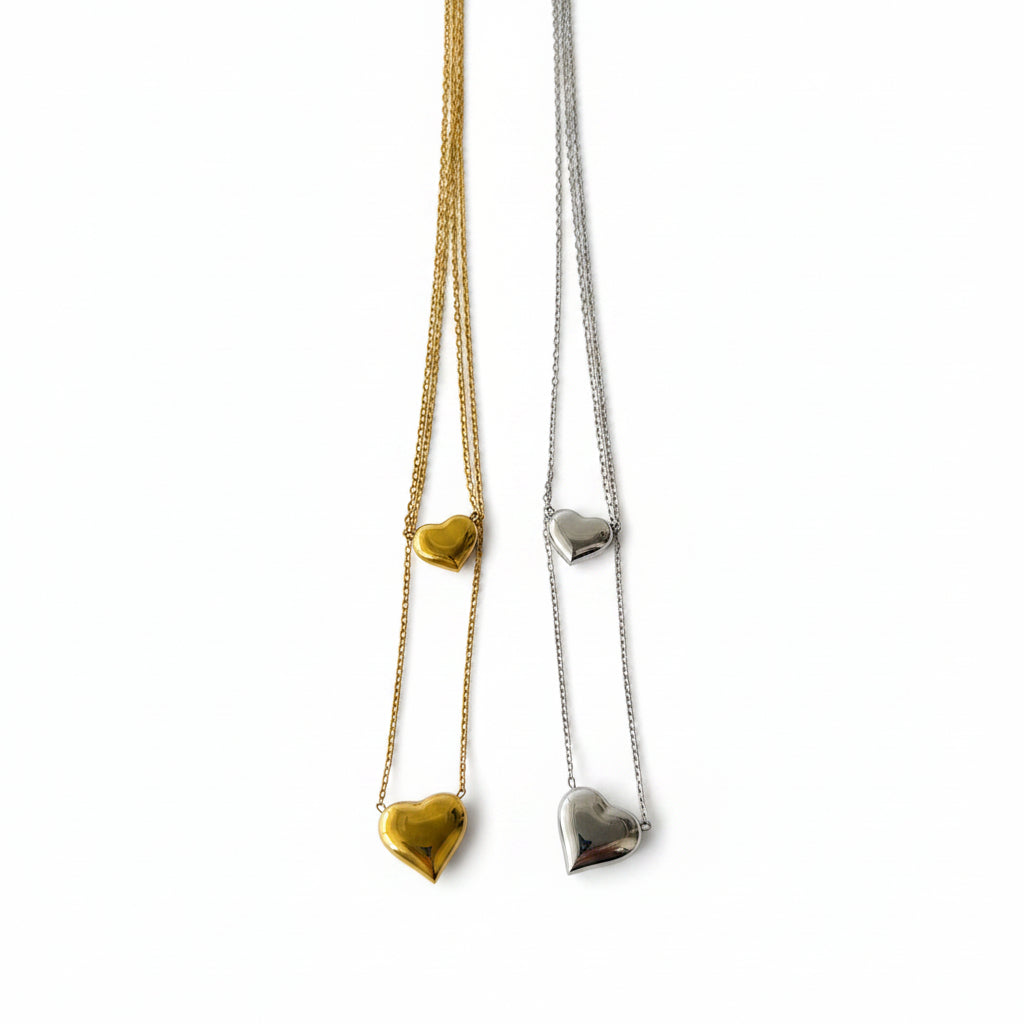 Collana Due Cuori: Legame D'amore
