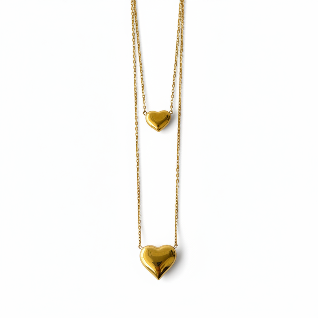 Collana Due Cuori: Legame D'amore
