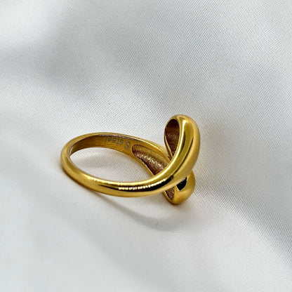 Adjustable Silver Plated Double Shower Union Ring