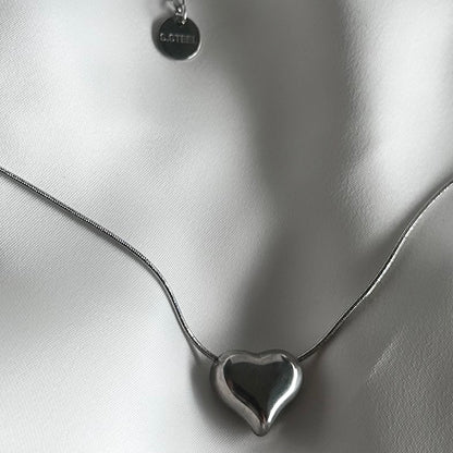 Collana con cuore in 3 D