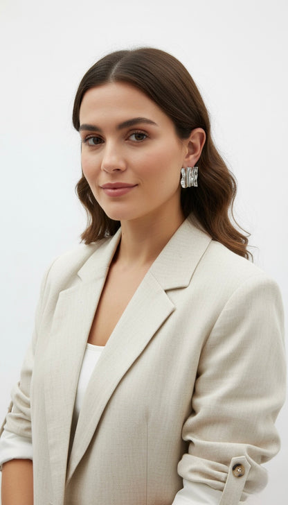 Orecchini Onde : Riflessi di Forza