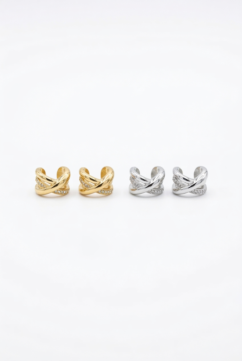 Ear Cuff Doppia Fascia