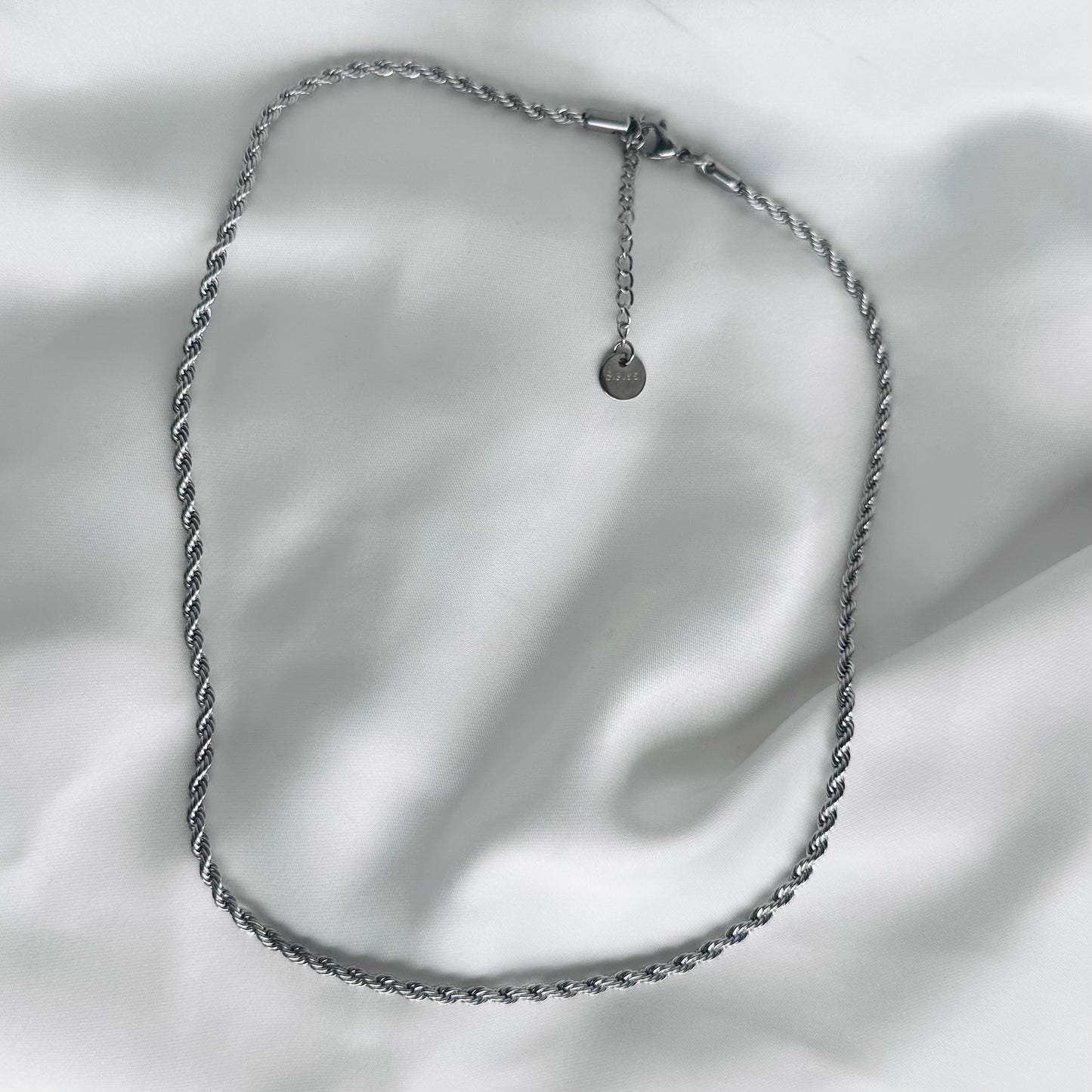 Silver Plated Braided Choker