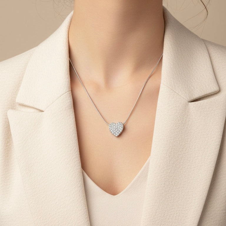 Collana Cuore 3D: Un unico gioiello per ogni tua emozioni