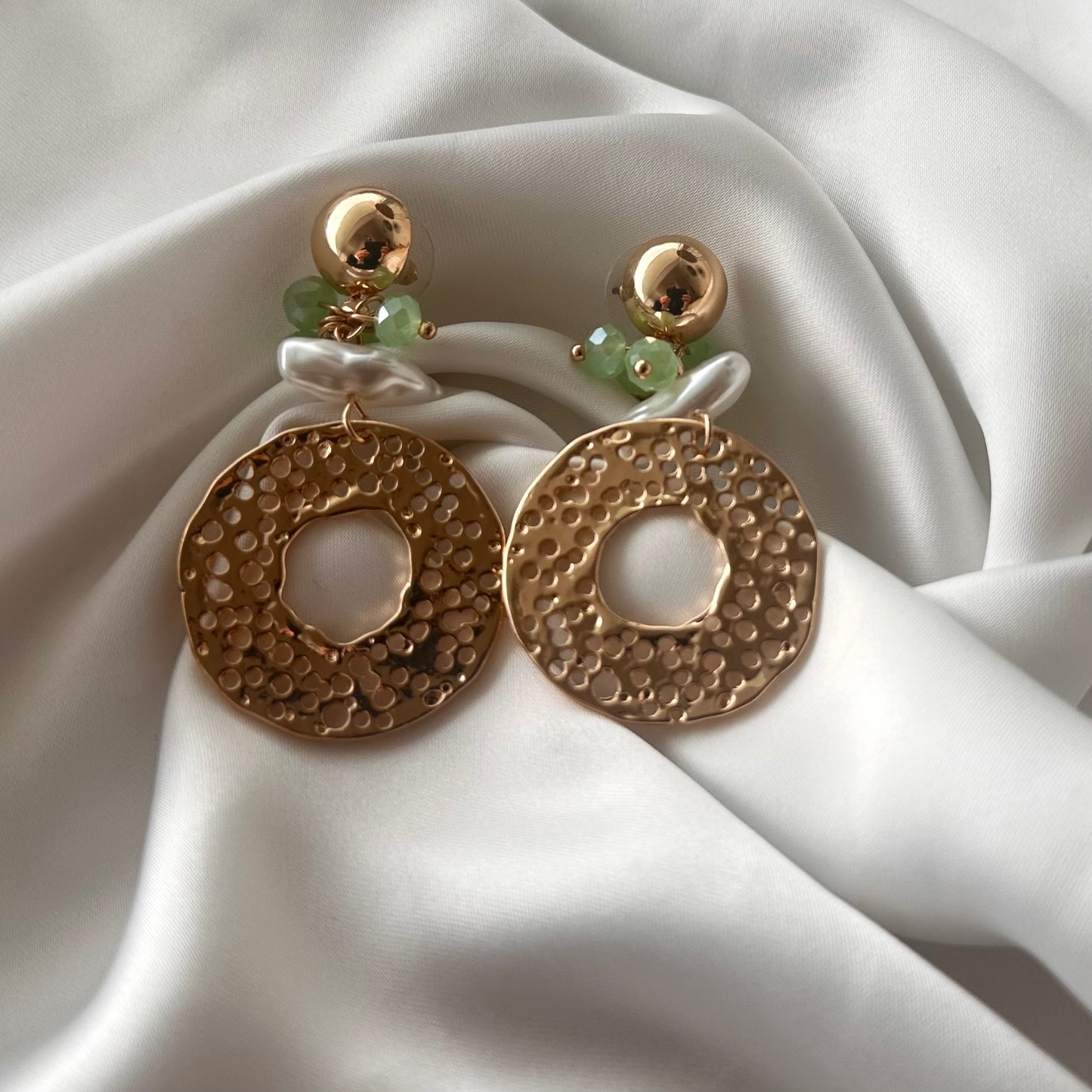 Orecchini isola Verde Gold