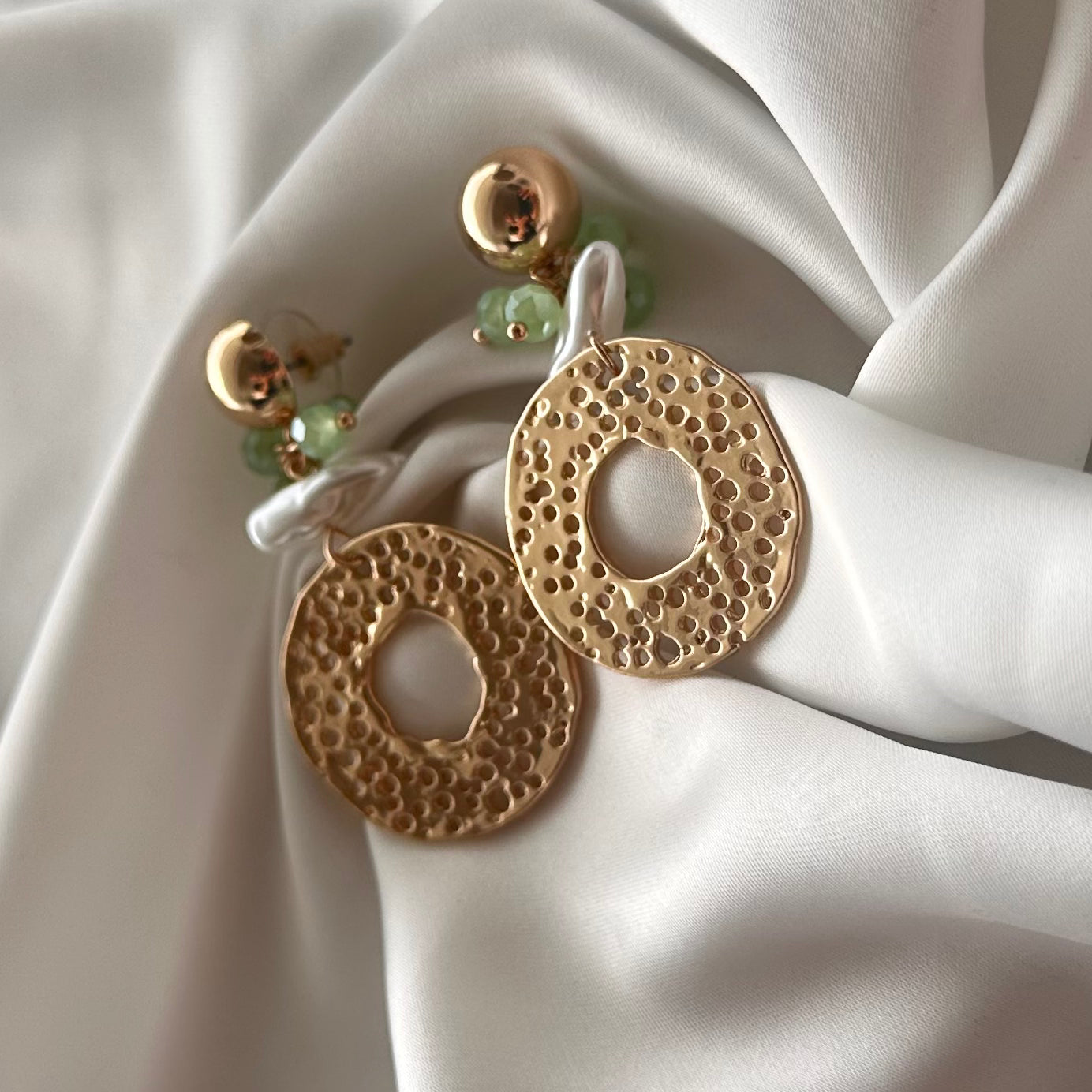 Orecchini isola Verde Gold