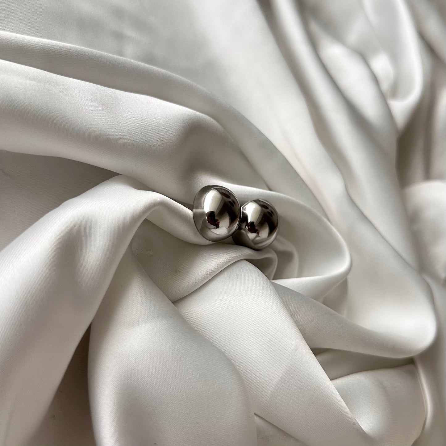 Orecchini a Bottone 3D Gold