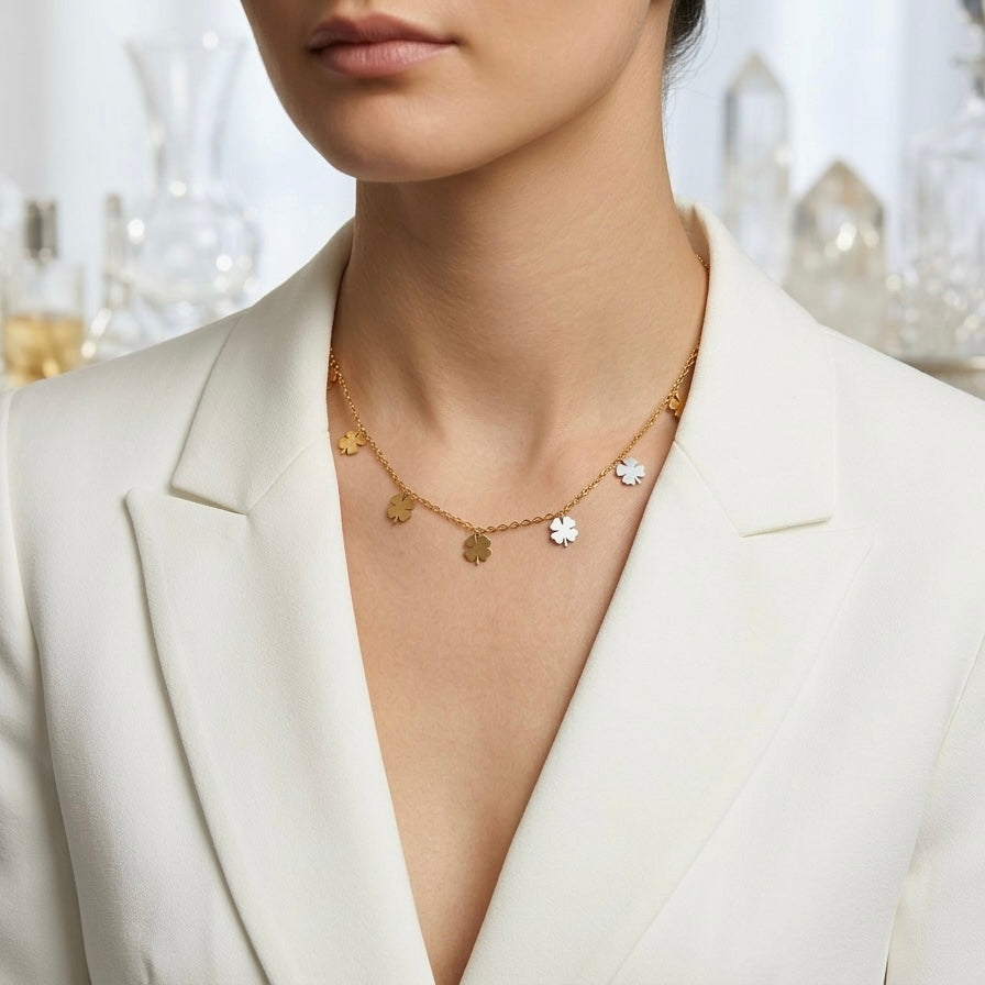 Collana Quadrifoglio:  Pura Fortuna