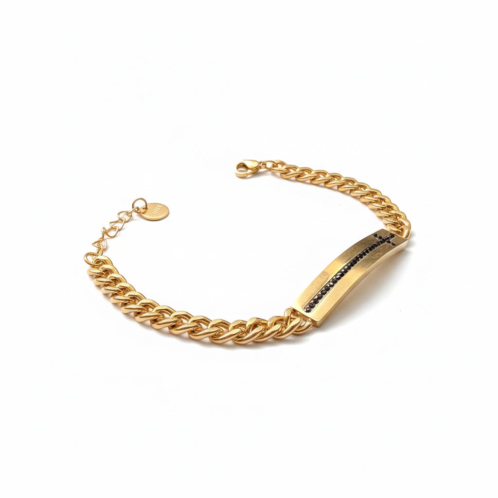 Bracciale Croce Cristalli - Luce di Fede