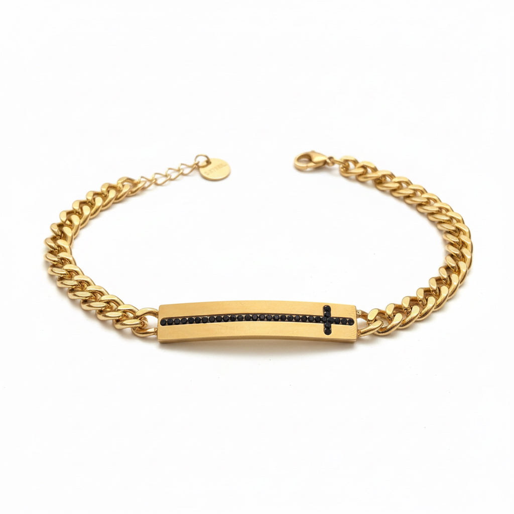 Bracciale Croce Cristalli - Luce di Fede