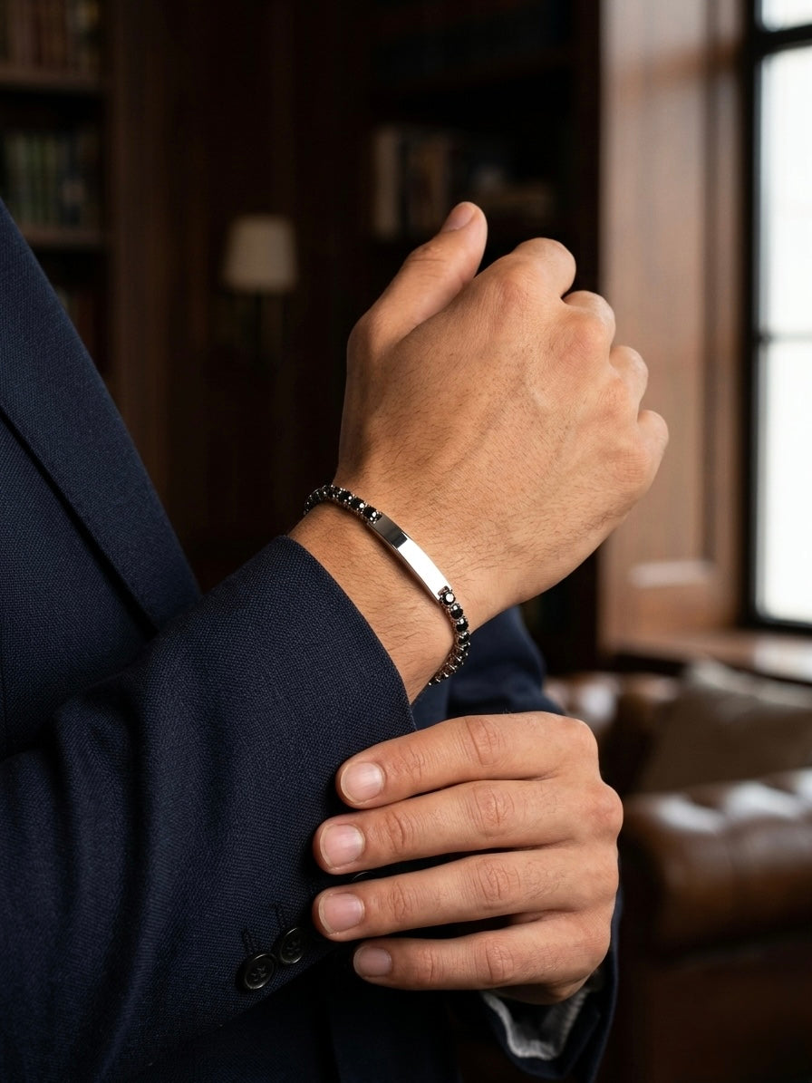 Bracciale Tennis Uomo: Icona di Forza e Carattere