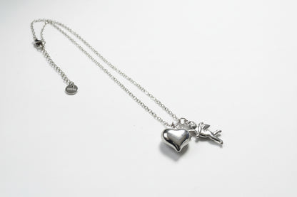 Collana " Cupido e Cuore": Un amore destinato a essere
