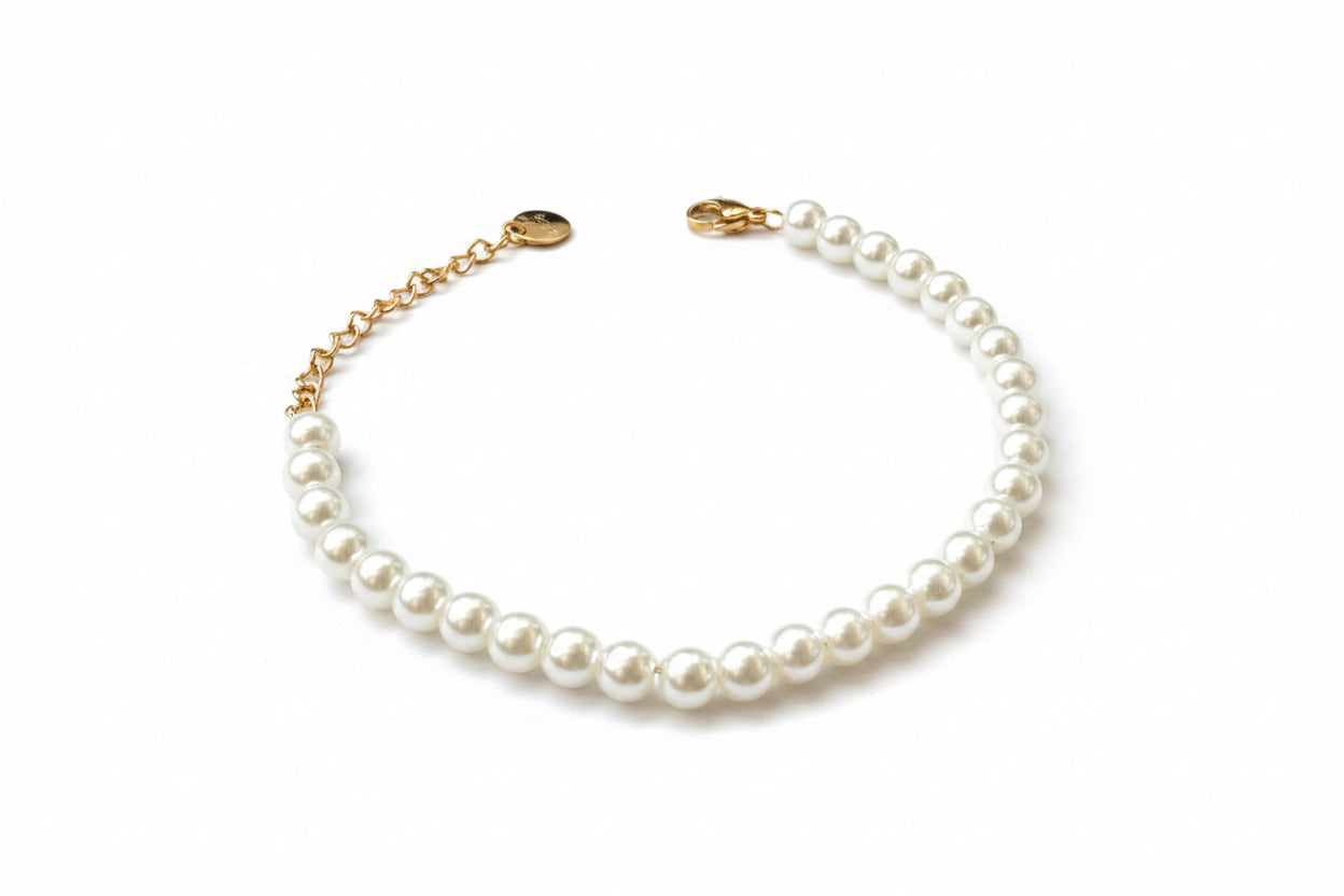 Collana/Bracciale Purezza Perla: Forza Interiore e Luce Eterna
