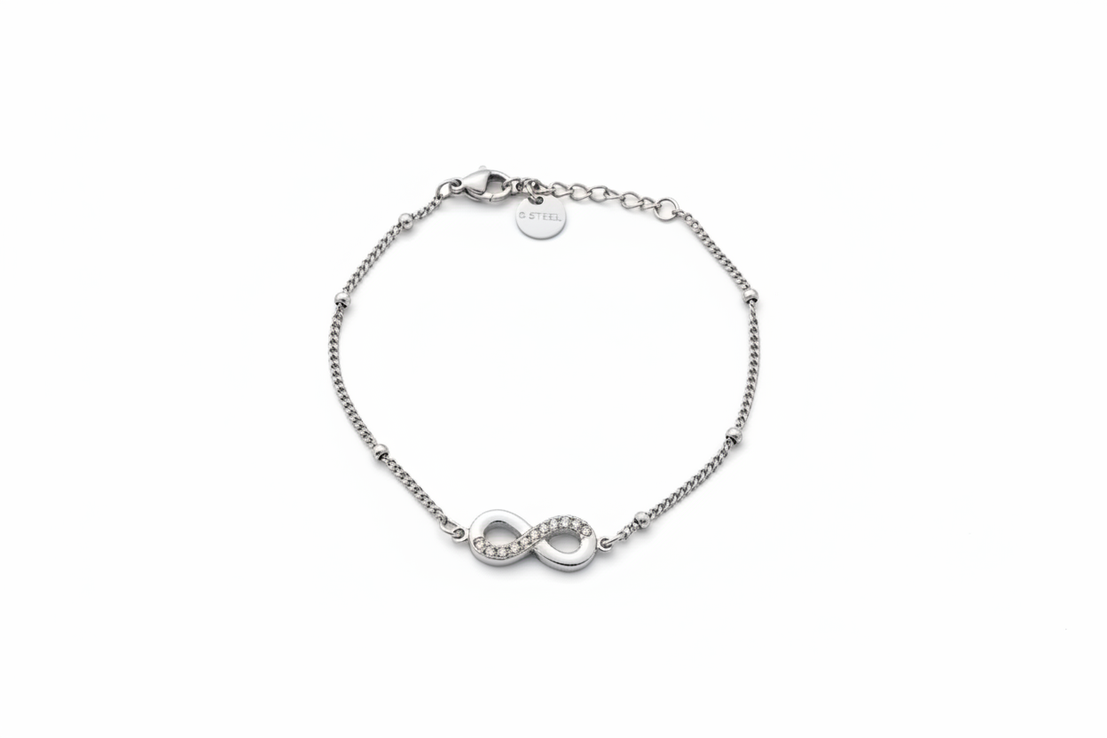 infinito: Collana, Bracciale o Orecchini:  Amore e Possibilità Infinite