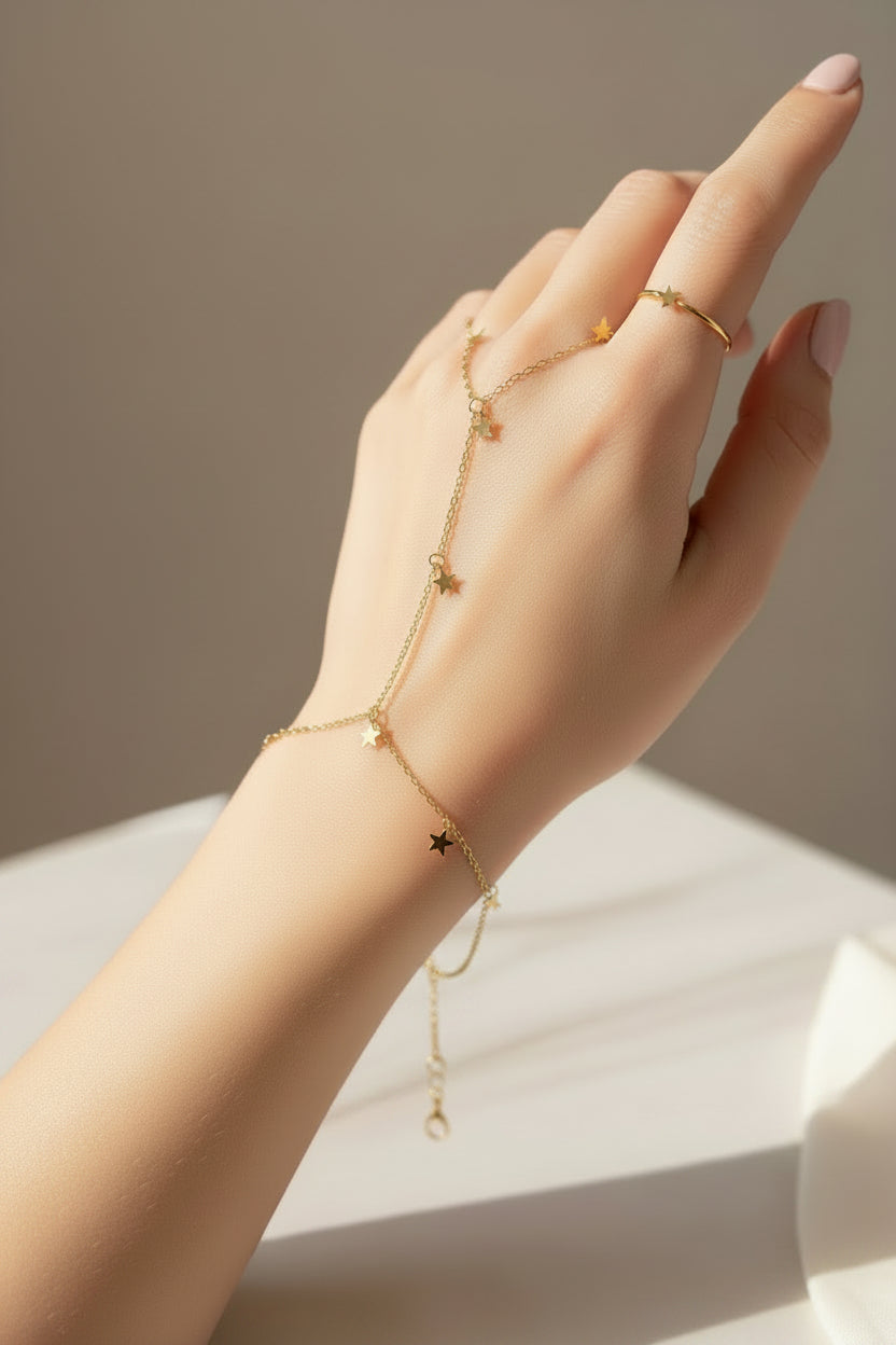 Baciamano/Bracciale Stelline