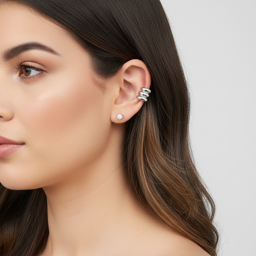 Orecchini ear cuff Trinity