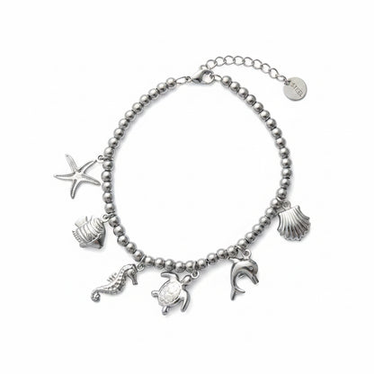 Bracciale Charm dell'Oceano: Essenza Pura