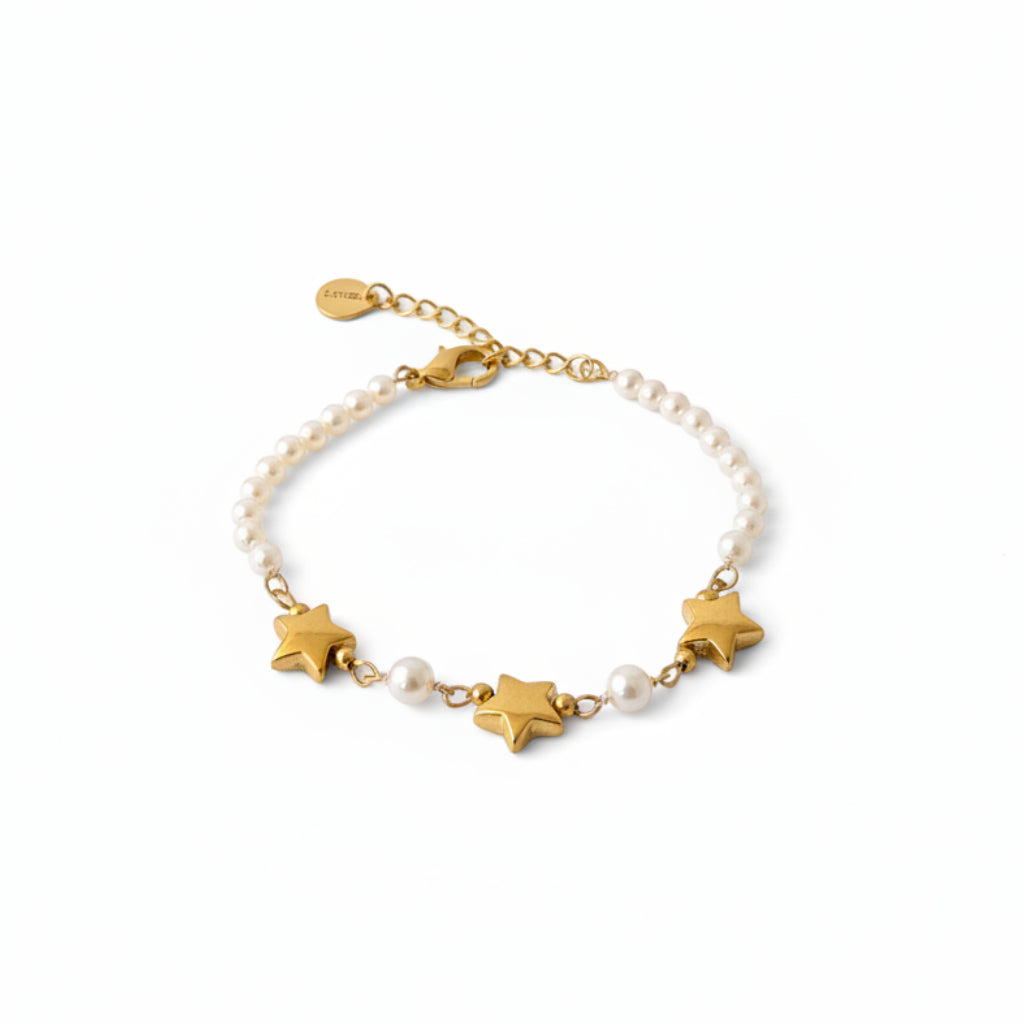 Bracciale "Perle e Stelle" Sogna in Grande, Brilla sempre.