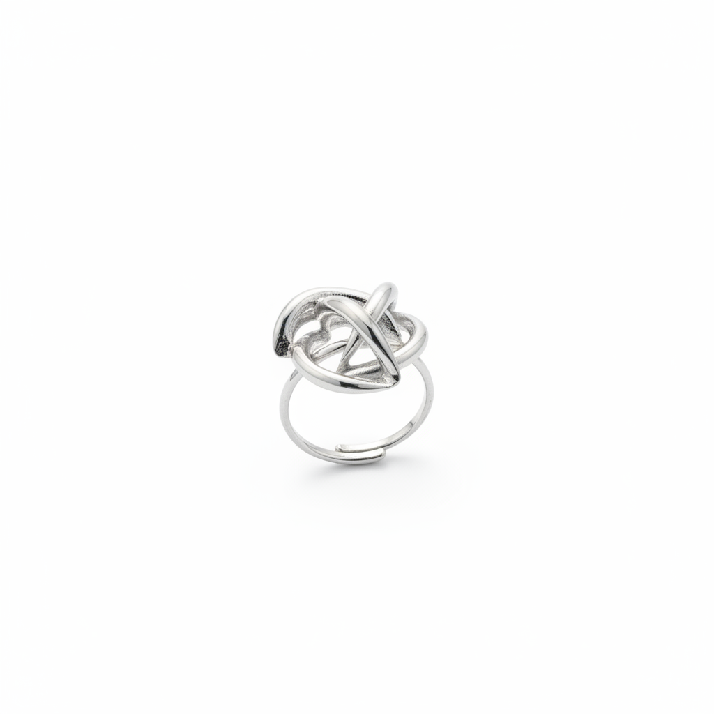 Anello Nodo intrecciato 3D