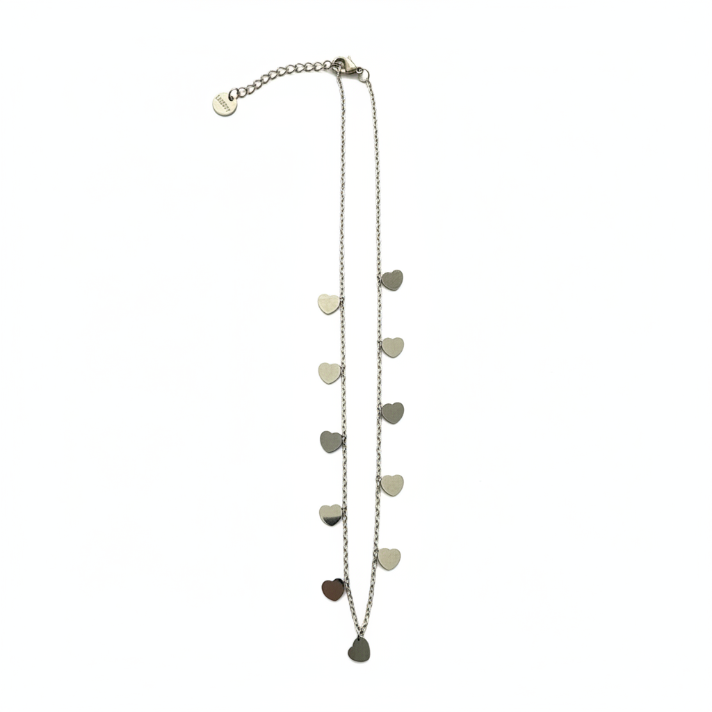 Collier 11 Cœurs : Amour et Objectifs Infinis